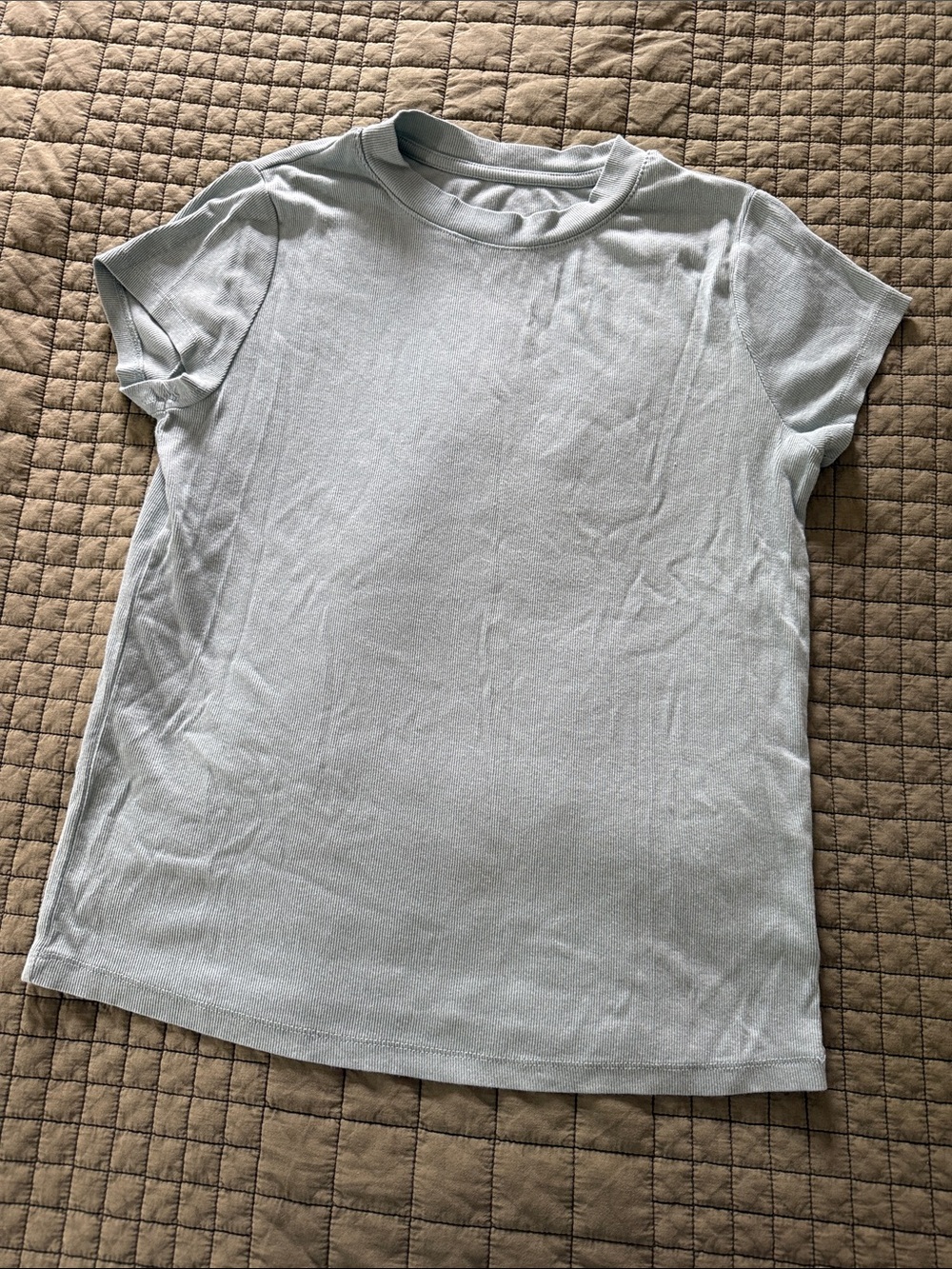 a new day Light Blue Crewneck Short Sleeve Tee